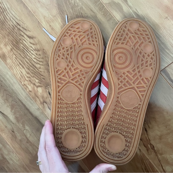 Adidas Handball Spezial in Bold Red with White Accents - Picture 3 of 4